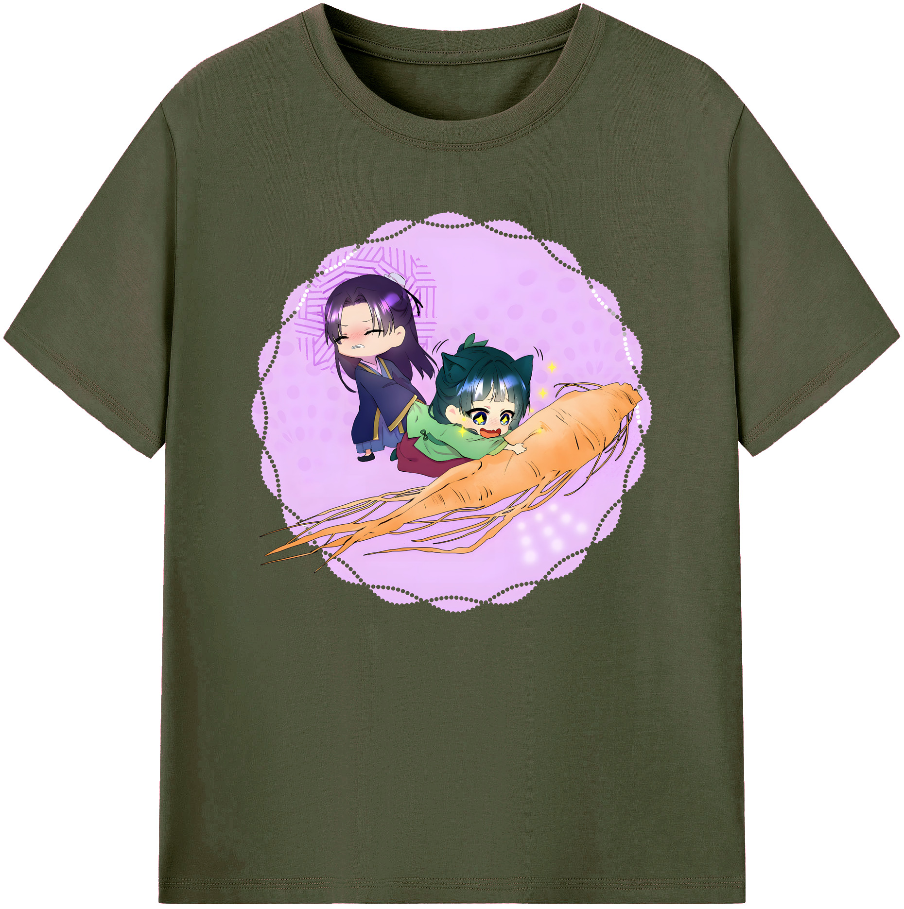 （画像用） 薬屋のひとりごと The Apothecary Diaries 綿100％ メンズ半袖Tシャツ｜肌触りやわらか＆通気性
